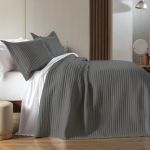 Colcha Microfibra Belton Cinza