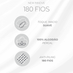 Jogo De Cama 180 Fios New Innovi Kacyumara Fios Kell