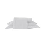 Jogo De Cama 200 Fios Festone Classico Kacyumara Branco