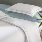 Jogo De Cama 200 Fios Festone Classico Kacyumara Branco/Verde