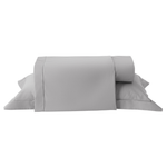 Jogo De Cama 200 Fios Festone Classico Kacyumara Cinza Ash