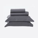 Jogo De Cama 300 Fios Satinée Kacyumara Chumbo Graff