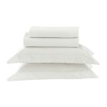 Jogo De Cama 200 Fios Vida Bela Kacyumara Off White