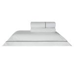 Jogo De Cama 300 Fios Lazio Kacyumara Branco/Fend