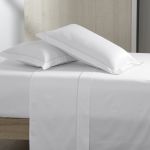 Jogo De Cama 300 Fios Lazio Kacyumara Branco/Rose