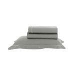 Jogo De Cama 300 Fios Lazio Kacyumara Green/Off-White