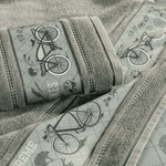 Toalha De Banho Infantil Fio Cardado Bike Karsten