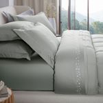 Jogo De Cama 300 Fios Gardens Kacyumara Greenjoy/Verdes