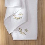 Kit 2 Toalhas Lavabo 100% Algodão Trussardi
