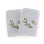 Kit 2 Toalhas Lavabo 100% Algodão Trussardi