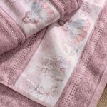 Toalha de Banho Infantil Fio Cardado Princesinha Karsten