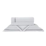 Jogo De Cama 300 Fios Capadocia Kacyumara Branco/Cinza Degradee