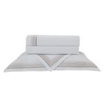 Jogo De Cama 300 Fios Capadocia Kacyumara Branco/Fend Degradee