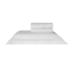Jogo De Cama 300 Fios Lazio Kacyumara Branco/Prata