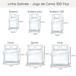 Jogo De Cama 300 Fios Satinée Kacyumara Tico