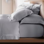 Jogo De Cama 400 Fios Bambu Bali Duo Kacyumara Prata