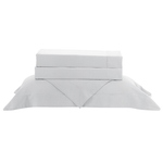 Jogo De Cama 400 Fios Bambu Bali Lino Kacyumara Branco