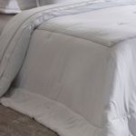 Colcha 300 Fios Capadocia Kacyumara  Branco/Cinza
