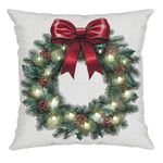 Almofada com Led 43x43cm Natalina