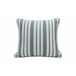 Almofada Listrada Monaco Kacyumara Off White e Azul