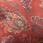 Almofada Windsor Kacyumara Arabesco Vermelho