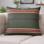 Almofada Windsor Kacyumara Listras Oliva