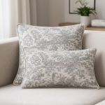 Almofada Estampada Strasbough Kacyumara Cinza