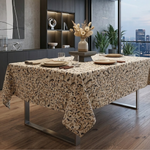 Toalha De Mesa 4 Lugares 160x160cm Linho Digital Kacyumara Lottie