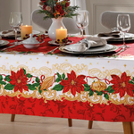 Toalha De Mesa 6 Lugares 140x210cm Natal Dohler Athenas