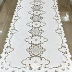 Trilho De Mesa Egito Branco Cairo