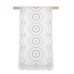 Trilho De Mesa Egito Branco Gizé