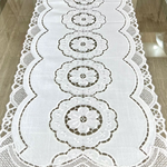 Trilho De Mesa Egito Branco Gizé