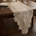 Trilho De Mesa Grego Bege