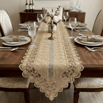 Trilho De Mesa Grego Dourado