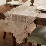 Trilho De Mesa Grego Rose
