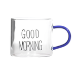 Jogo de 6 Xícaras de Café Good Morning 90ml em Vidro
