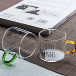 Jogo de 6 Xícaras de Café Good Morning 90ml em Vidro