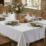 Toalha De Mesa 4 Lugares 150x150cm Champanhe Teka