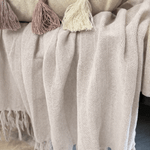 Manta Decorativa 120x180cm Naturale