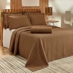 Colcha Piquet 100% Algodão Gênova Taupe