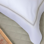 Kit 02 Fronhas 300 Fios 50x70cm Nuance Kacyumara Branco/Verde Degrade