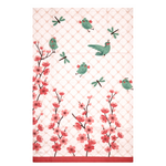 Pano De Copa 100% Algodão 45x65cm Fiori Pássaros