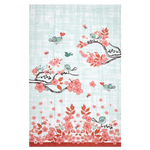 Pano De Copa 100% Algodão 45x65cm Fiori Pássaros