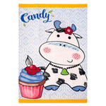 Pano De Copa 100% Algodão 45x65cm Fiori Vacas