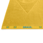 Toalha De Praia 100% Algodão 70x140cm Bandeira Brasil