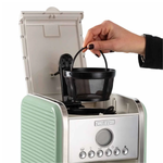 Cafeteira Programável com Timer  Vintage Verde 900W Ariete