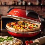 Forno de Pizza Elétrico com Timer e Pedra Refratária 32cm 1200W até 400°C Ariete