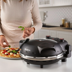 Forno de Pizza Elétrico com Timer e Pedra Refratária 32cm 1200W até 400°C Ariete