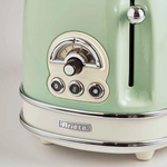 Torradeira Elétrica Vintage Verde  6 Níveis de Tostagem 750W Ariete