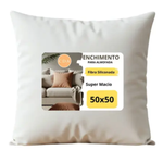 Enchimento para Almofada 50x50cm Fibra Siliconada 350g Hipoalergênico